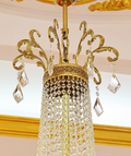 71X83 Inch Huge Antique Empire Brass Crystal Chandelier for high Ceiling Foyer-大吊灯-Jecanoli