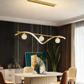 Modern Dining Room Chandelier Concise Style Glass Ball Starlight Ceiling Lamp Luxury Bar Counter Light-Jecanoli