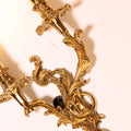 2 Lights French Retro Brass Wall Lamp Indoor Decorative Copper Wall Sconce-壁灯-Jecanoli