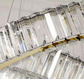 Custom Made 59'' Three Crystal Ring LED Chandelier Large Modern Chandelier for Hotel Lobby-大吊灯-Jecanoli