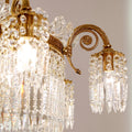 30X23 Inch Modern Crystal Chandelier Gold Antique Brass Chandelier-铜灯-Jecanoli