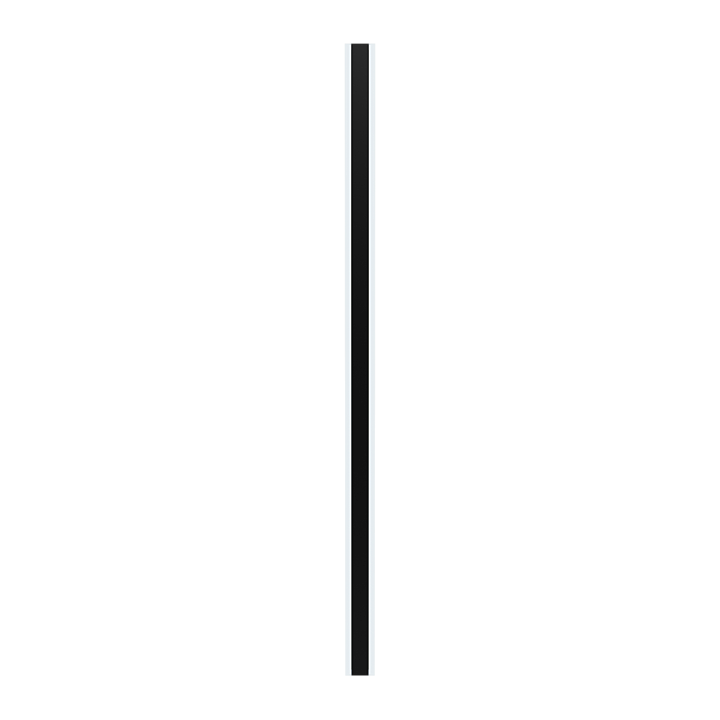 Haylen 59-Inch Modern Black Outdoor LED Wall Light, 3-Color Remote Dimming