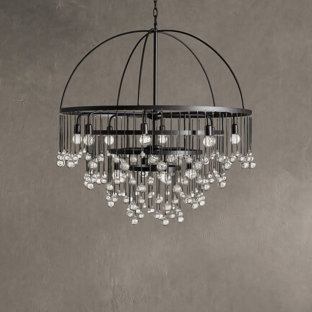 Aubrey Crystal Ball Round Chandelier 5 Light / 8 Light