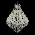 47X58 Inch Big Living Room Chandelier 49 Lights Candle Style Tiered Crystal Chandelier-大吊灯-Jecanoli