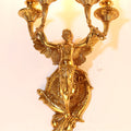 4 Lights European Retro Brass Wall Sconce Antique Angel Wall Lamp-壁灯-Jecanoli