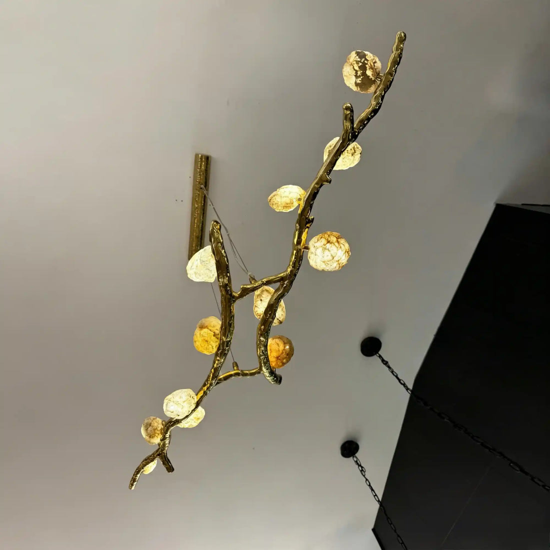 Luxury Statement Nature-inspired Twig Natural Crystal Chandelier-Jecanoli