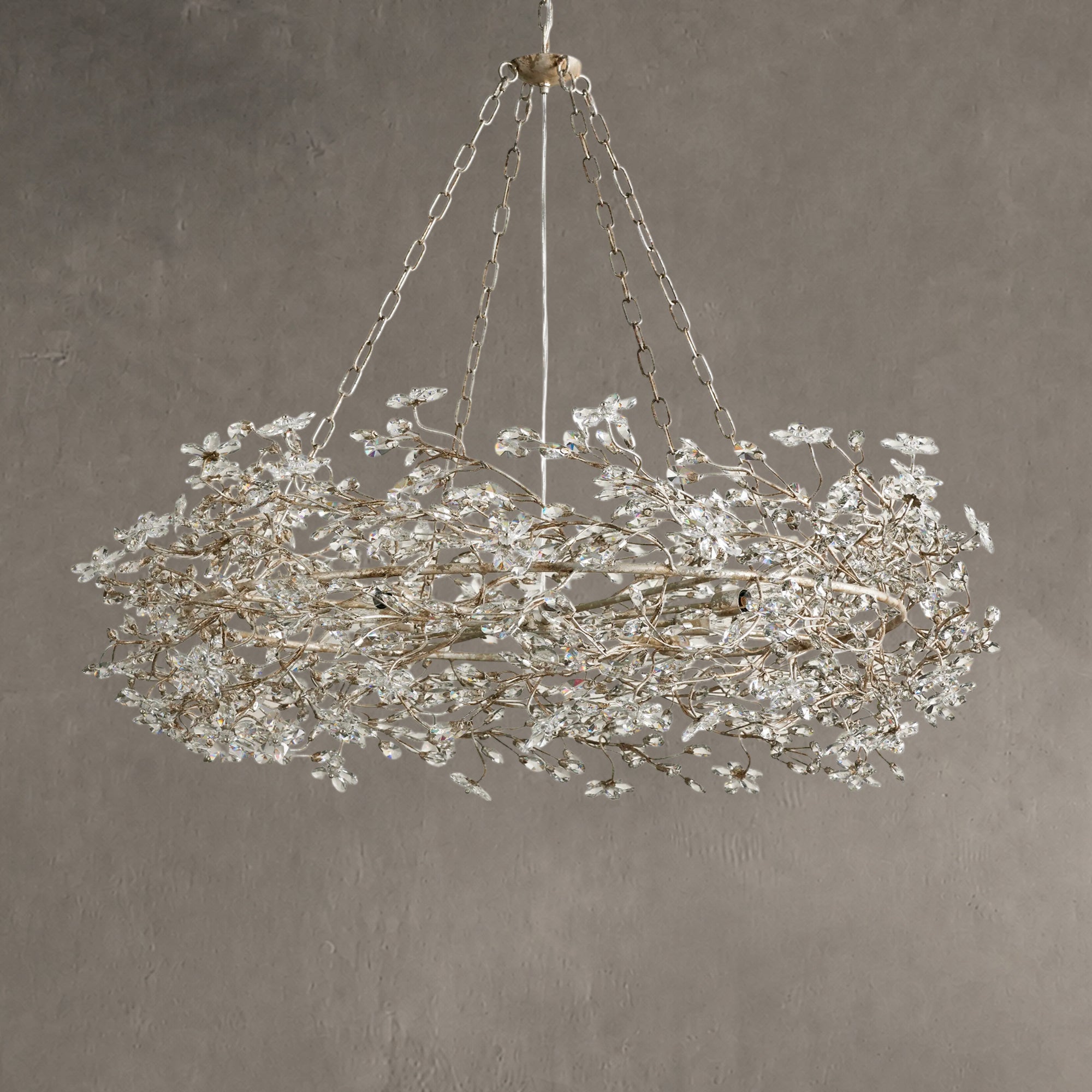 Fiore Crown Chandelier 39" 48" 60"