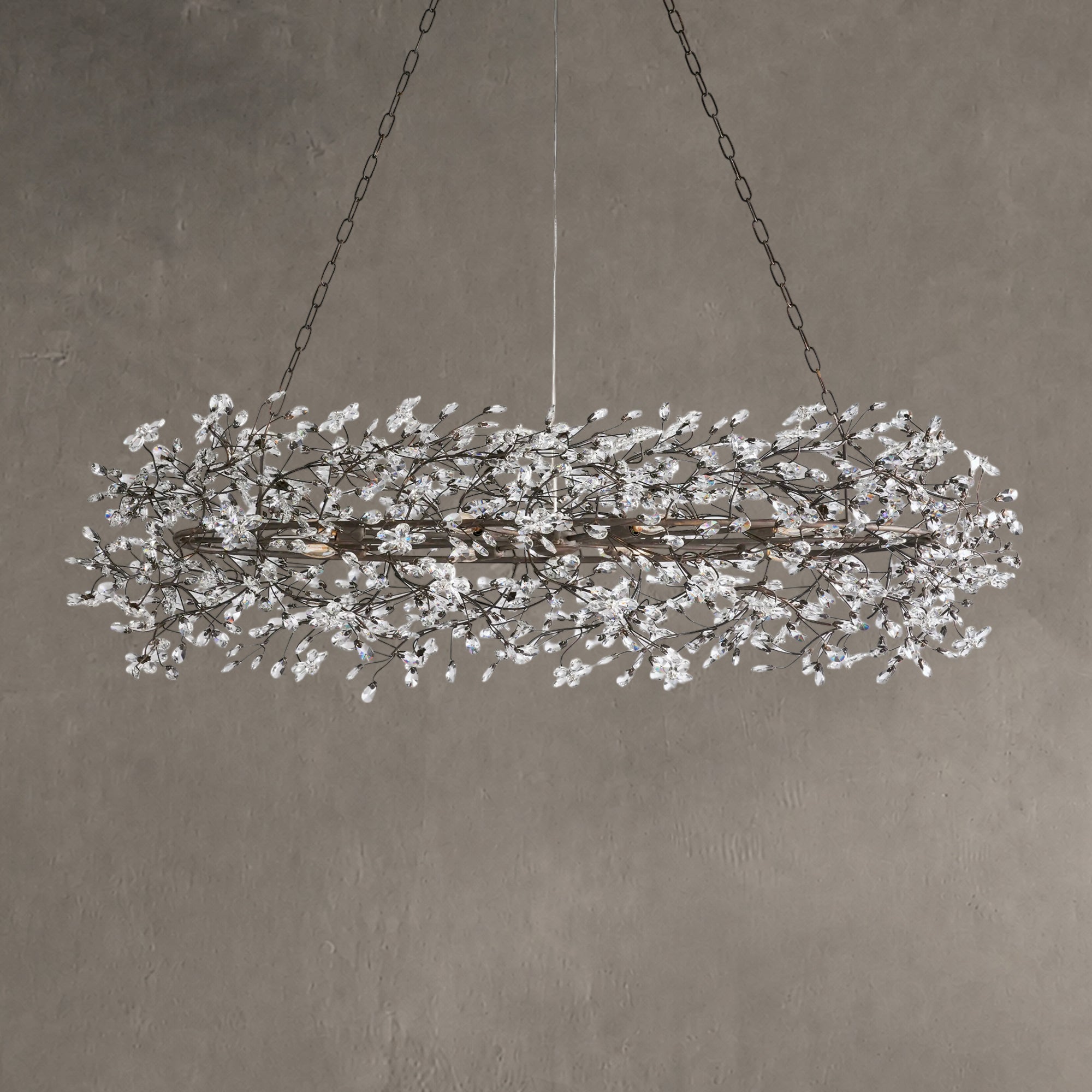 Fiore Oval Chandelier 62''74''
