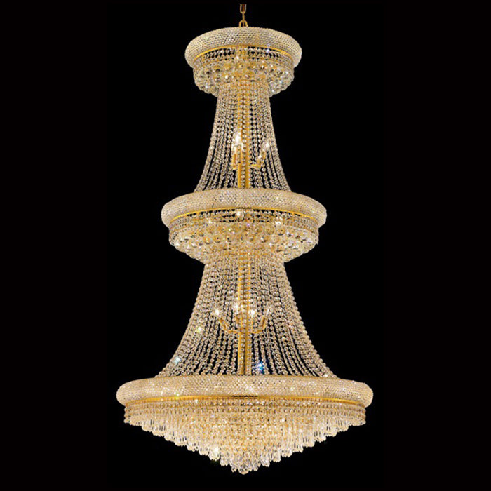 36X66 Inch 32 Lights Elegant Empire K9 Crystal Chandelier-大吊灯-Jecanoli