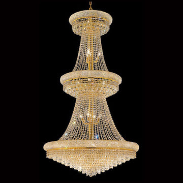 36X66 Inch 32 Lights Elegant Empire K9 Crystal Chandelier-大吊灯-Jecanoli
