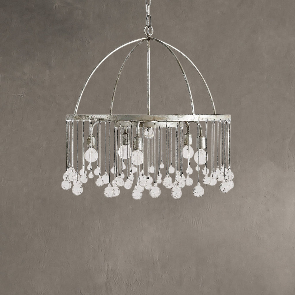 Aubrey Crystal Ball Round Chandelier 5 Light / 8 Light