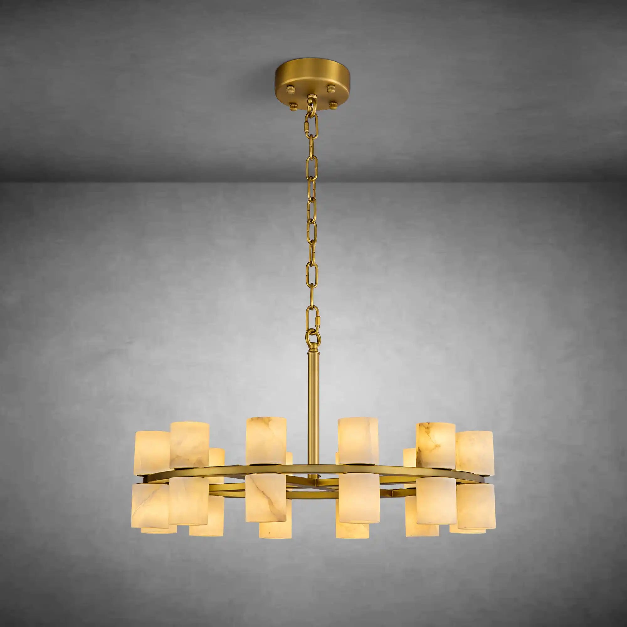 Spanish Alabaster Chandelier
