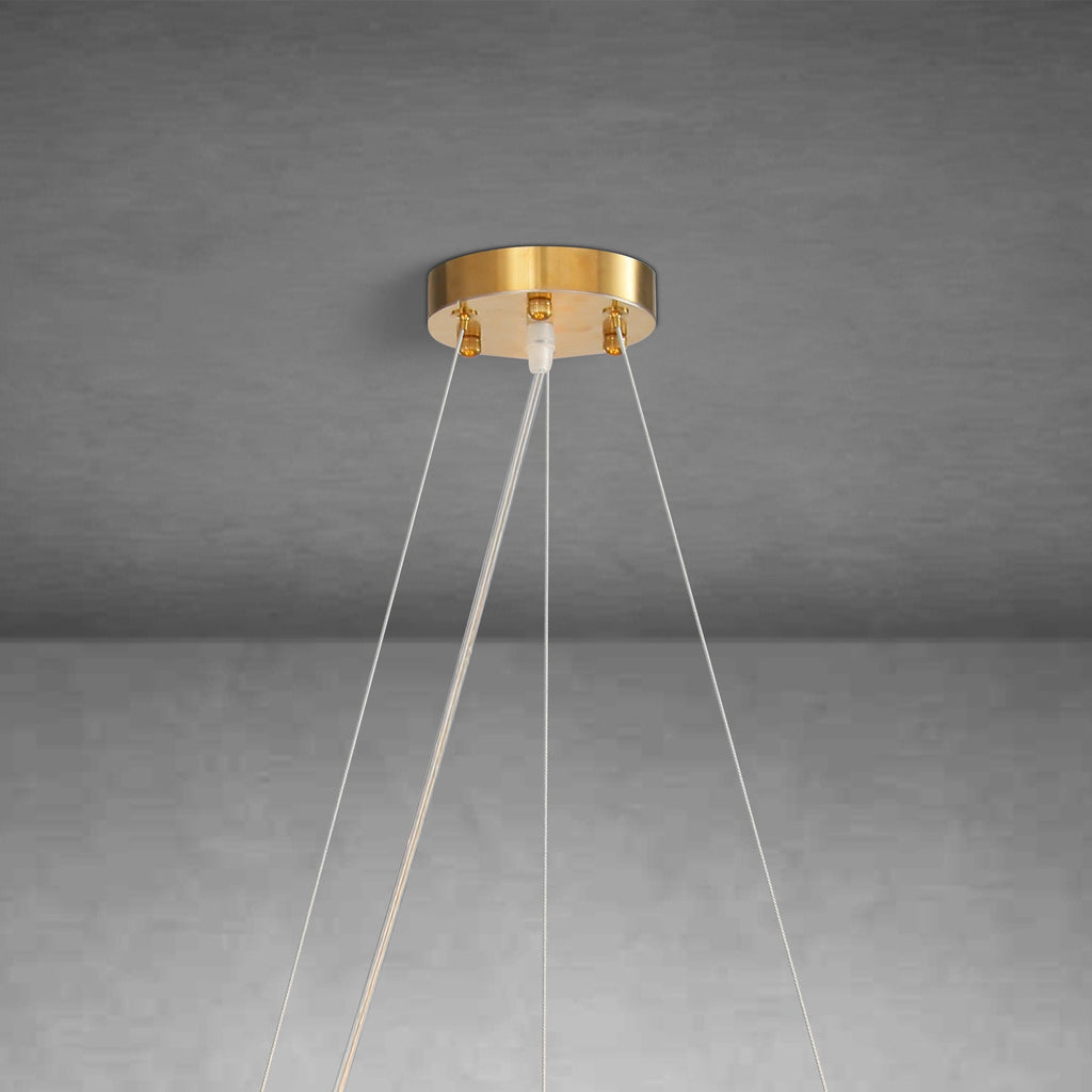 Modern Round Crystal Chandelier