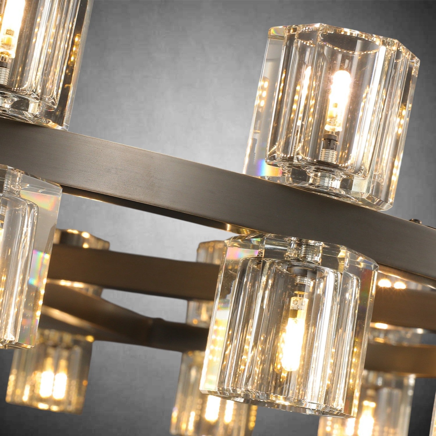 Auraline Modern Round Cryastal Chandelier