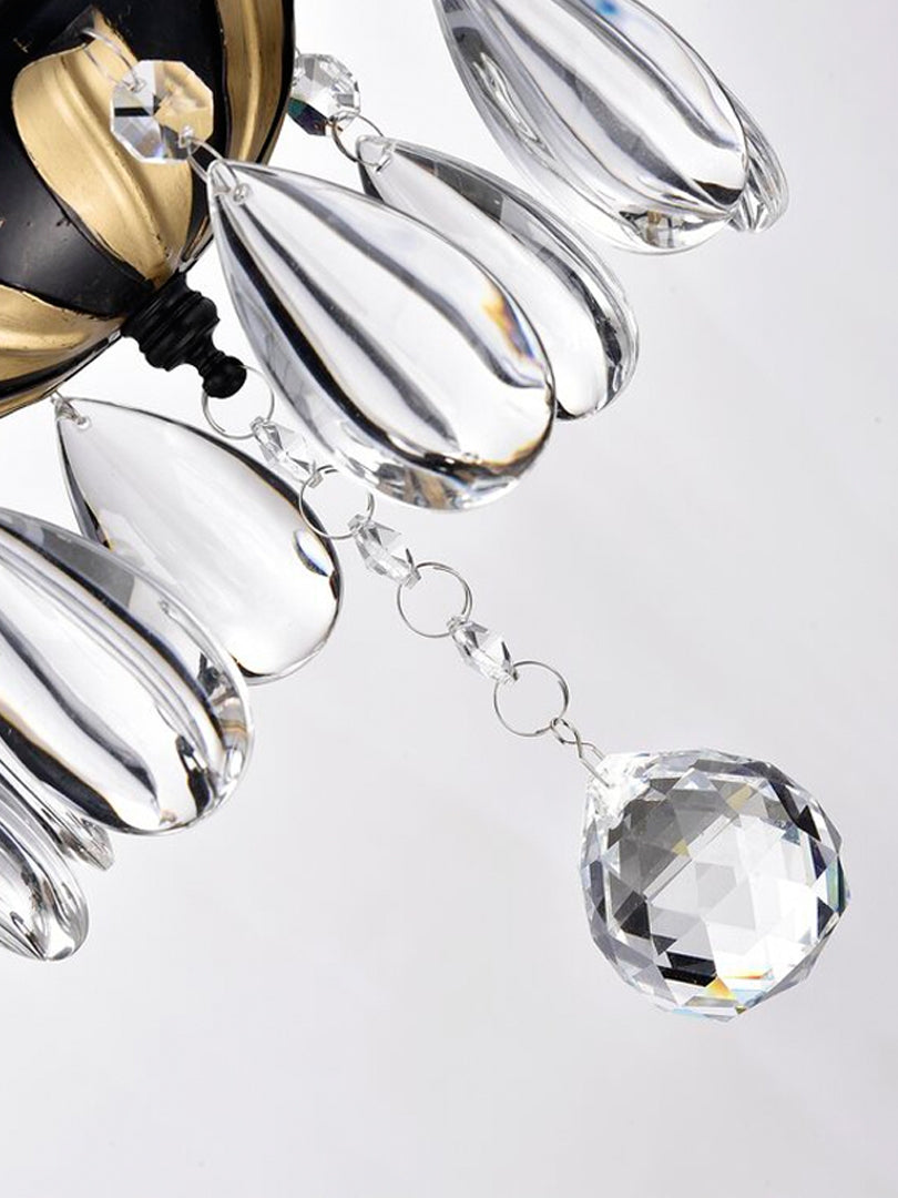 chandeliers,chandelier,candle,iron,crystal,raindrop,dining room,living room