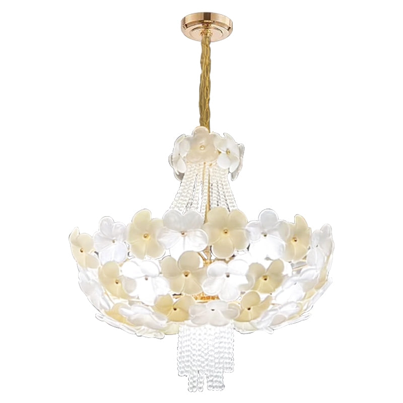 chandelier,chandeliers,flower,branch,crystal,pendant,glass,iron,ceiling,living room,bedroom,foyer,hallway,checkroom