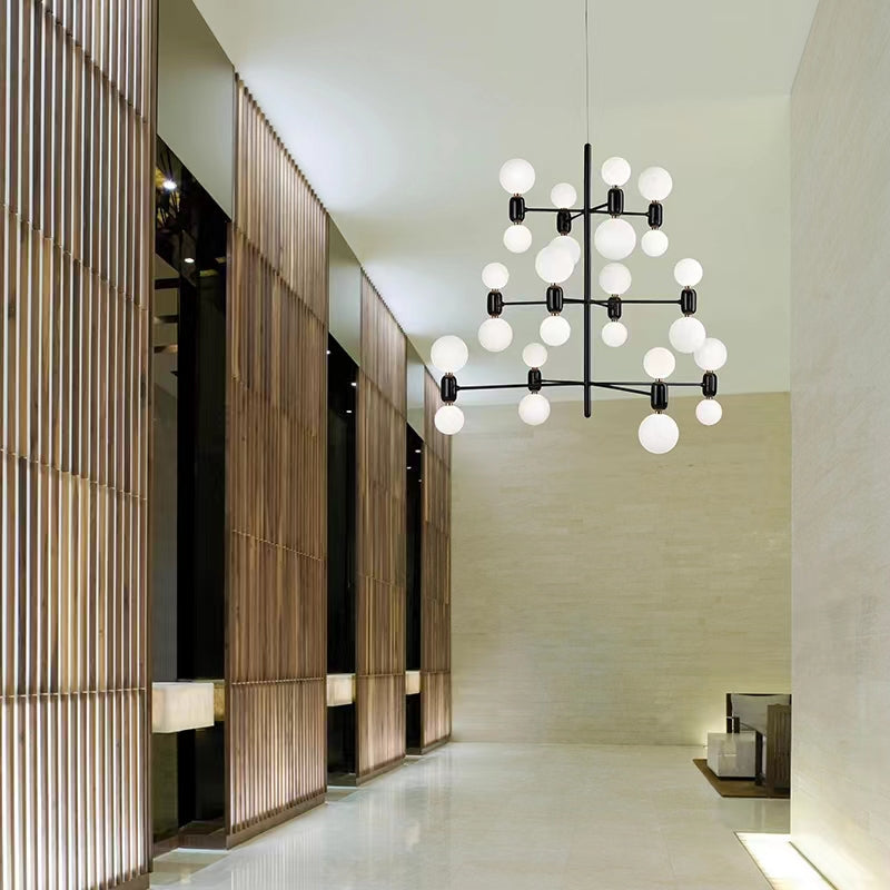 Aballs 3 Tier Chandelier,Aballs Chandelier Hanging Lamp,Aballs Chandelier 12,chandelier,chandeliers,pendant,lamp,ball,minimalist,gold,black,white,copper,chrome,silver,tiers