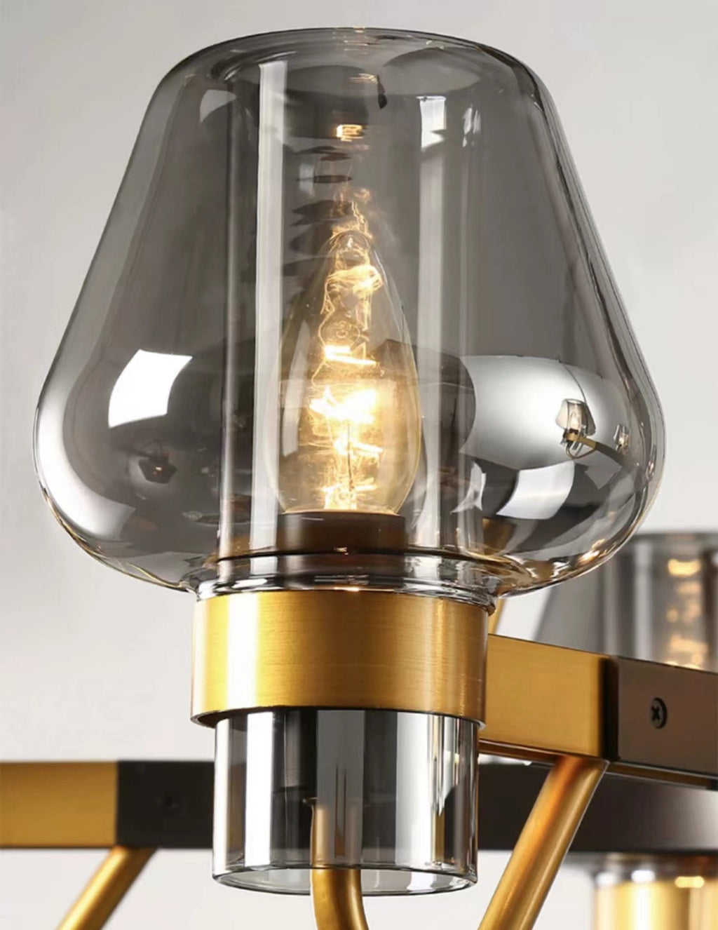 Brass,post-modern,industrial style, bulb, light luxury, 6 heads, glass, 8 heads,chandeliers, branch, pendants, JE, living room. bedroom, dining room, light,