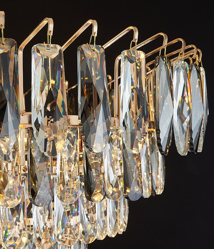 chandelier,chandeliers,crystal,metal,glass,multi-tier,multi-layer,layers,tiers,ceiling,living room,dining room,bedroom,foyer,entryance,hallway,clear crystal,gray crystal,branch