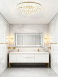20'' Round Crystal Ceiling Light Empire Flush Mounted Crystal Chandelier-吸顶灯-Jecanoli