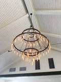 Retro-Inspired Metal Pendant Light Chandelier for Living Room/Bedroom/Staircase/Villa-Jecanoli
