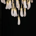 22X47 Inch 32 Rock Crystal Long-eggplants Pendant Modern LED Chandelier-现代灯-Jecanoli