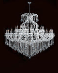71X59 Inch Extra Wide Chandelier 49 Lights Big Chrome Maria Theresa Crystal Chandelier For Dining Room-大吊灯-Jecanoli