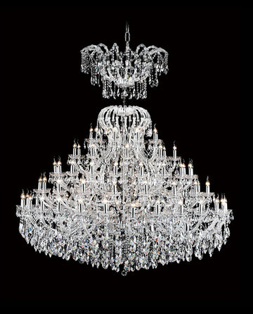 90 Lights Five Layers Extra Large Chandelier for Lobby 79"W 83"H-大吊灯-Jecanoli