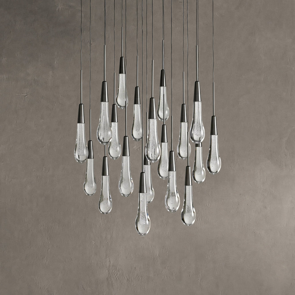 Soltaire Round Chandelier 17" 24" 36“ 58“