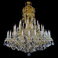 48 Lights Big Gold Maria Theresa Chandelier 63x71 Inch 63