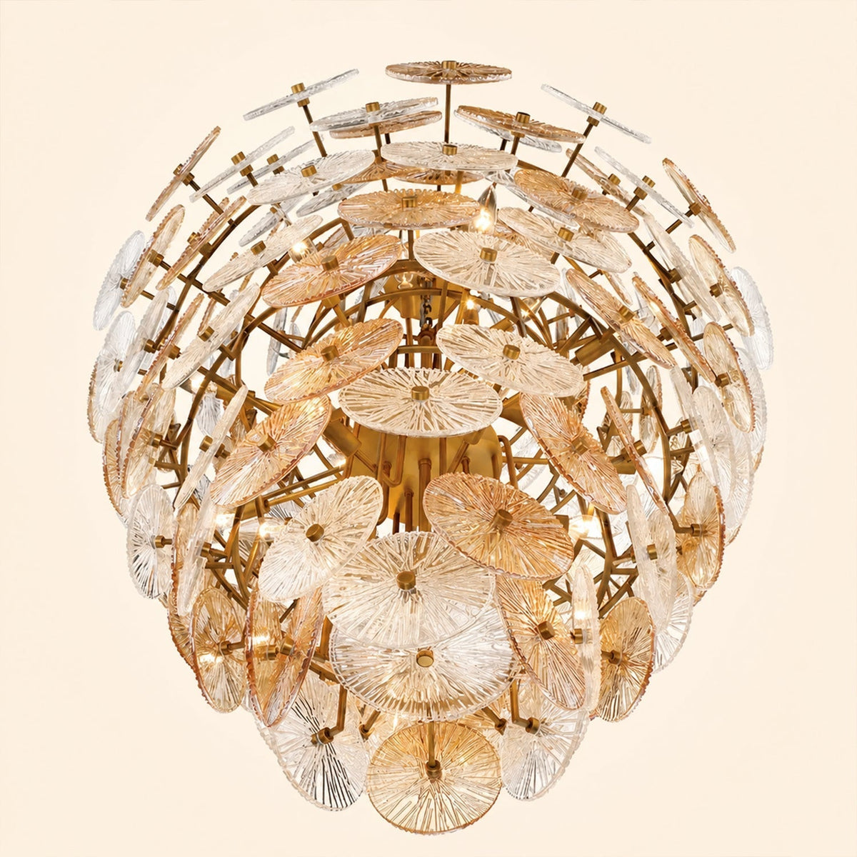 Suna Round Chandelier 27 Light 40"W-Jecanoli