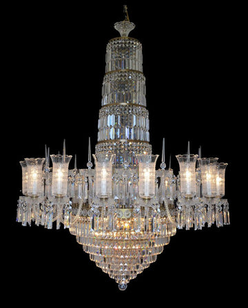 63 Inch French Empire K9 Crystal Chandelier 63"W 79"H-大吊灯-Jecanoli