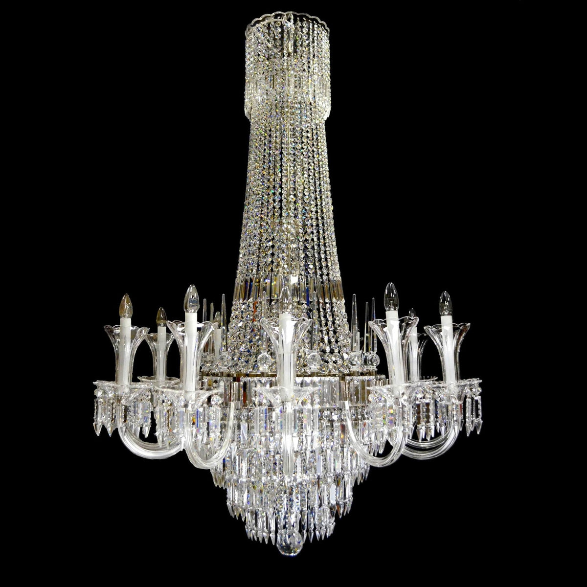 48 Inch French Empire K9 Crystal Chandelier 47"W 60"H-大吊灯-Jecanoli