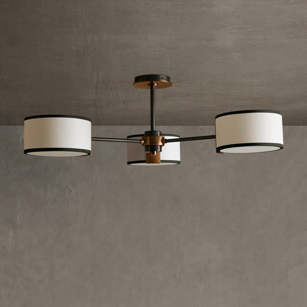 Daphne Fabric Flush Mount