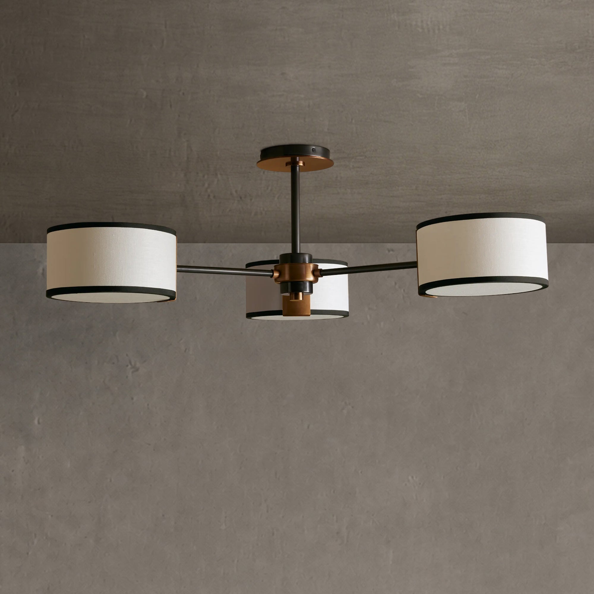 Daphne Fabric Flush Mount