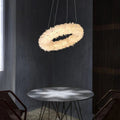 Rock Crystal Round Modern Chandelier - JE