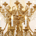 51X67 Inch 42 Lights Big French Empire Brass and Crystal Chandelier for Foyer-大吊灯-Jecanoli