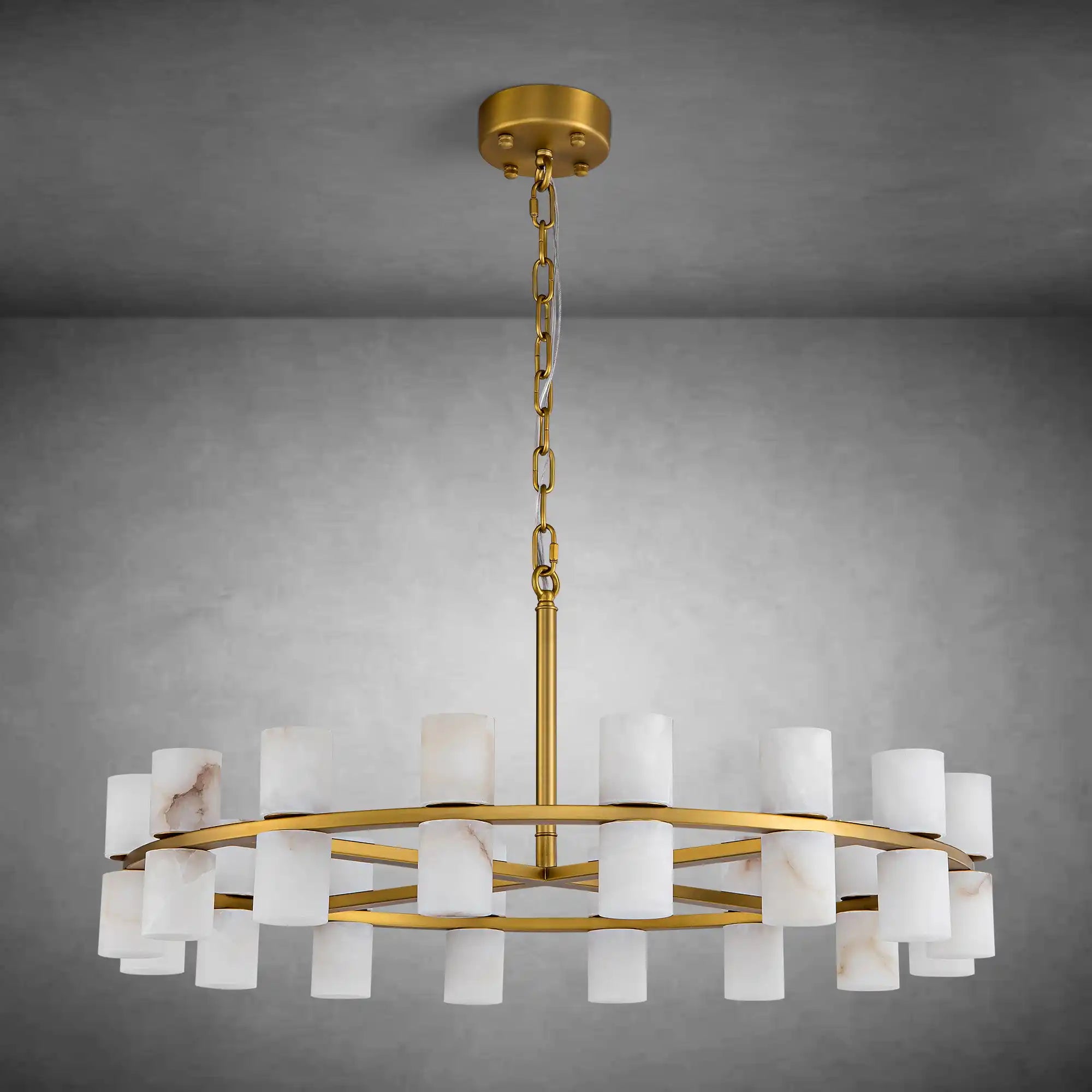 Spanish Alabaster Chandelier