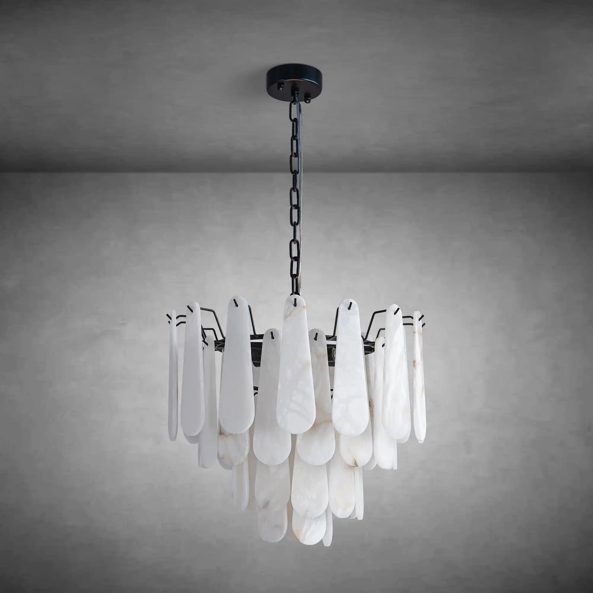 Modern Marble Round Chandelier