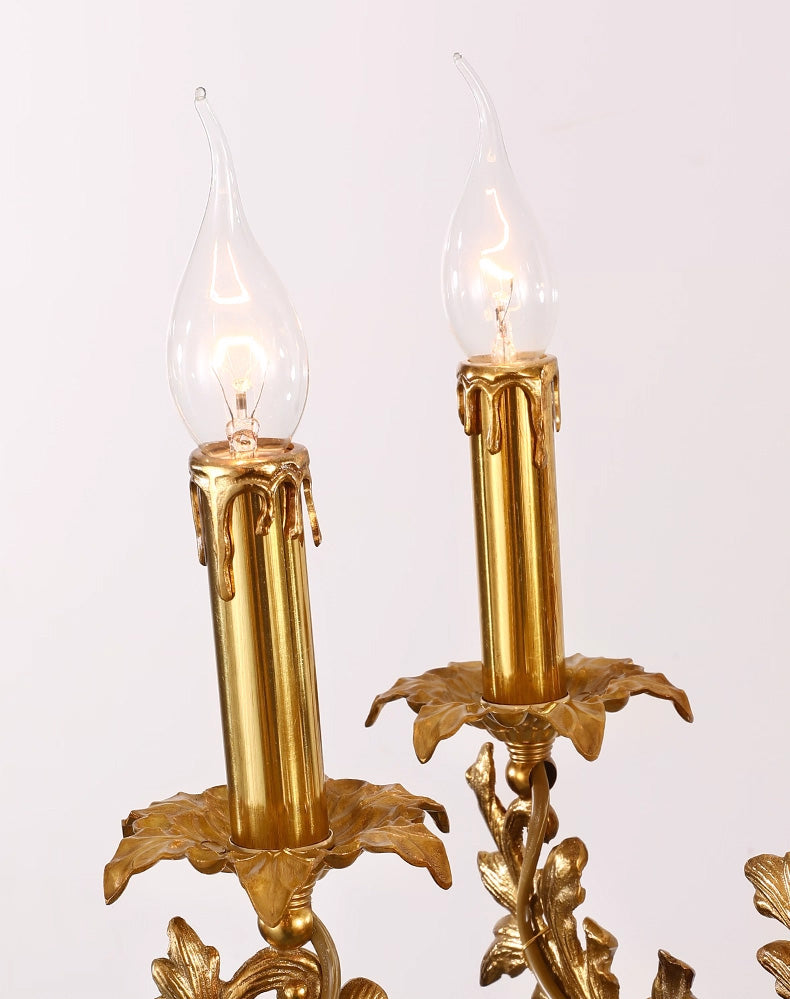 47X31 Inch 20 Lights French Empire Style Brass and Crystal Chandelier Light-铜灯-Jecanoli
