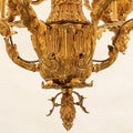 47X39 Inch 36 Lights Baroque Style Antique Brass Chandelier-大吊灯-Jecanoli