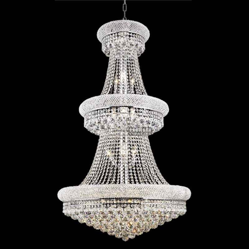 30X50 Inch 32 Lights French Empire K9 Crystal Chandelier-大吊灯-Jecanoli