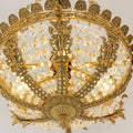 47X31 Inch 20 Lights French Empire Style Brass and Crystal Chandelier Light-铜灯-Jecanoli
