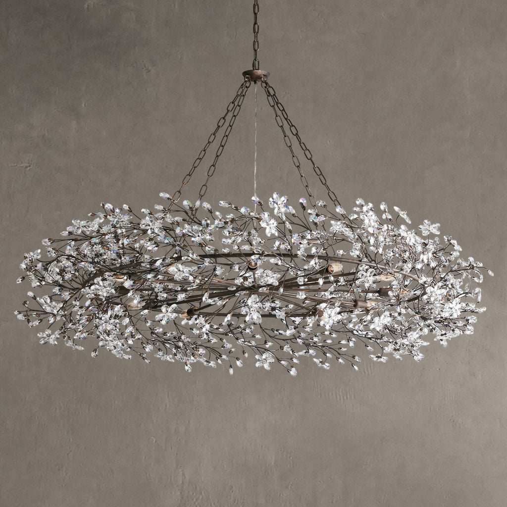 Fiore Crown Chandelier 39" 48" 60"