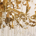 51X68 Inch 30 Lights Tiered Brass and Crystal Chandelier for Foyer-大吊灯-Jecanoli