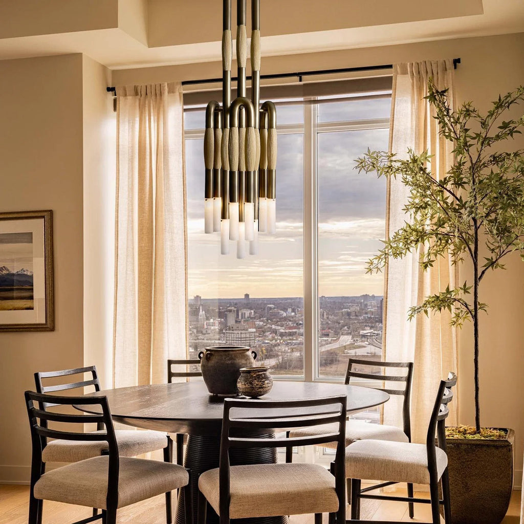 Horsehair 9-Light Pendant