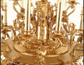 54X46 Inch 36 Lights Baroque Style French Copper Chandelier-大吊灯-Jecanoli
