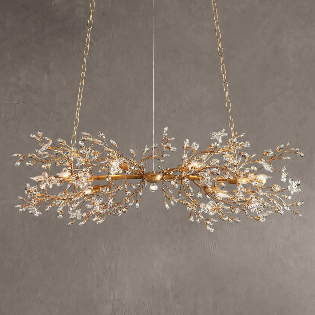 Fiore Linear Chandelier 43"51"68"