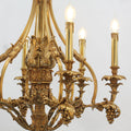 26X30 Inch 6 Lights Small Baroque Style Antique Copper Chandelier-铜灯-Jecanoli