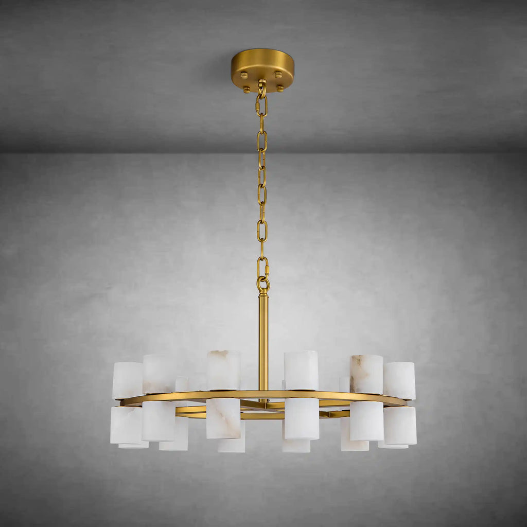 Spanish Alabaster Chandelier